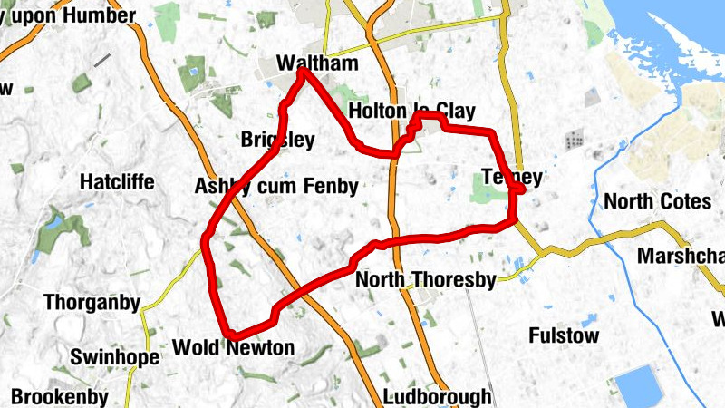 Holton le Clay - Waltham - St Nicholas - Grimsby