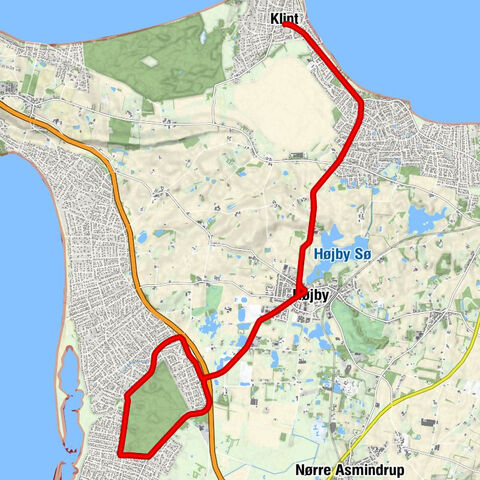 Klint - Klintehuse - Nyrup - Højby