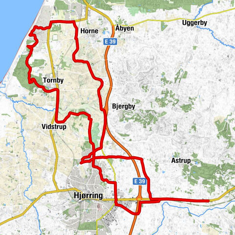 Sønderskov - Hjørring - Vinstrup - Vidstrup