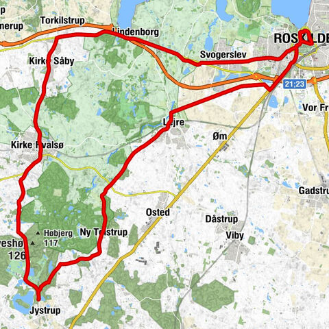 Mortenstrup - Roskilde - Lindebjerg - Ringsted Kommune