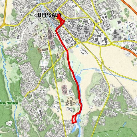 Uppsala Östra - Uppsala - Vaksalastaden - Samariterhemmets kyrka