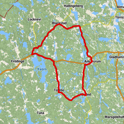 Blackstad - Toverum - Hökhult - Tibbhult
