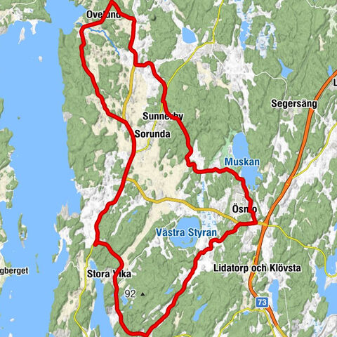 Norra Enby - Väggarö - Breddal - Frölunda