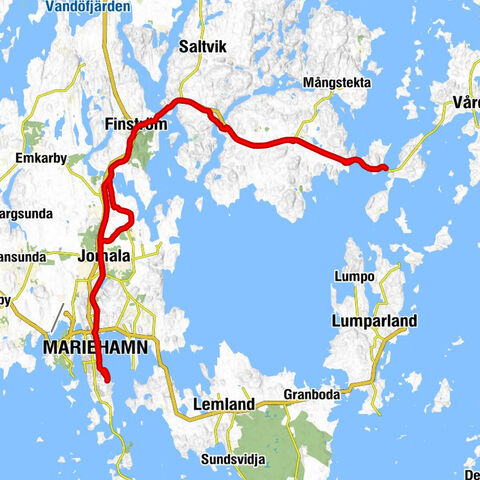 Storgärdan - Öhberget - Mariehamn - Jomala