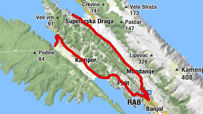 Vidasi - crkva svetog Mateja - crkva svete Eufemije - crkva svetog Bernardina Sijenskog