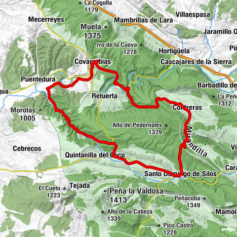 Covarrubias - Sad Hill - Alto del Rocadero - Iglesia de San Martín Obispo