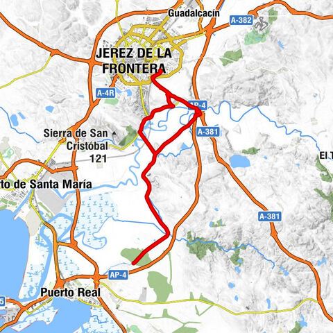 Jerez de la Frontera - La Cartuja - Cabeza de Aceña - El Portal