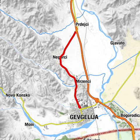 Гевгелија - Јавор Агапи - Центар - Негорци