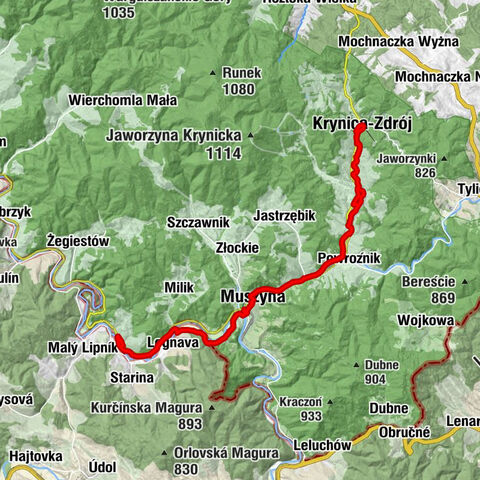 Andrzejówka - Muszyna - Kościół pw. Świętego Antoniego Padewskiego - Kościół pw. Wniebowzięcia Najświętszej Maryi Panny