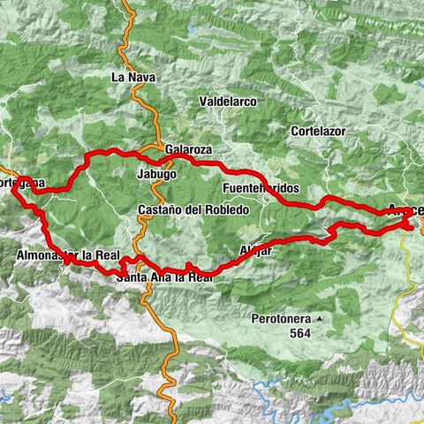 Aracena - Iglesia de San Juan Bautista - Puerto de la Palanca - Capilla Hospedería