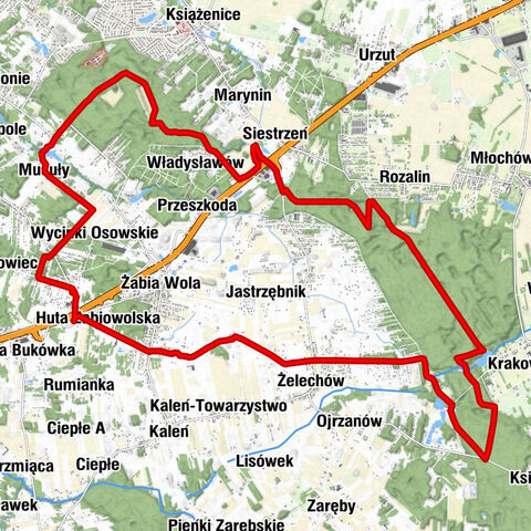 Józefina - Kaplica dojazdowa - Huta Żabiowolska - Żelechów
