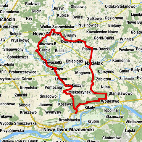 Cegielnia Psucka - Nasielsk - Nowe Miasto - Brody-Parcele