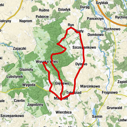 Wysoka Wieś - Klonowo - Marwałd - Kościół pw. Wniebowzięcia Najświętszej Maryi Panny