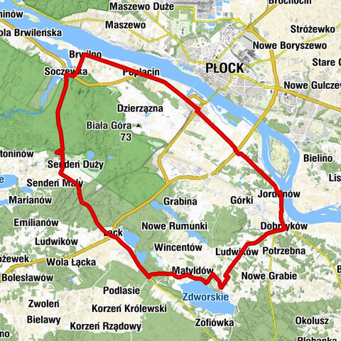 Dobrzyków - Smażalnia Ryb - Płock - Kościół parafialny pw. Matki Bożej Częstochowskiej