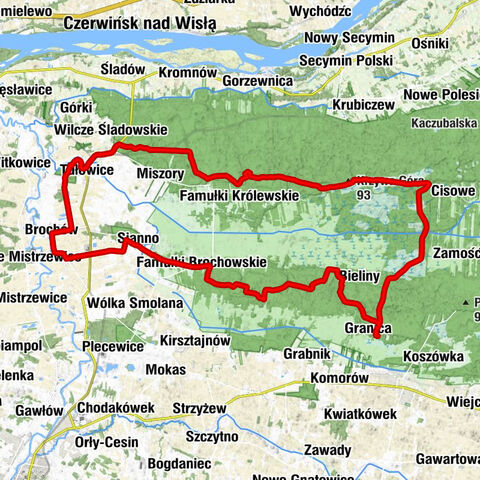 Granica - Krzywa Góra - Kościół pw. Świętego Jana Chrzciciela i Świętego Rocha - Góra św. Teresy
