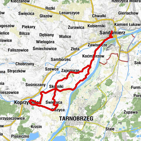 Sandomierz - Wzgórze Zamkowe - Kościół rektoralny pw. Świętego Jakuba - Wzgórze Katedralne