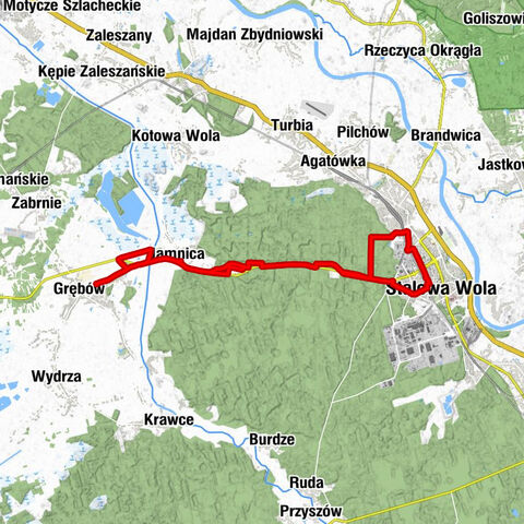 Piasek Dolny - Kościół pw. Zwiastowania Pańskiego - Stalowa Wola - Kościół pw. Trójcy Przenajświętszej
