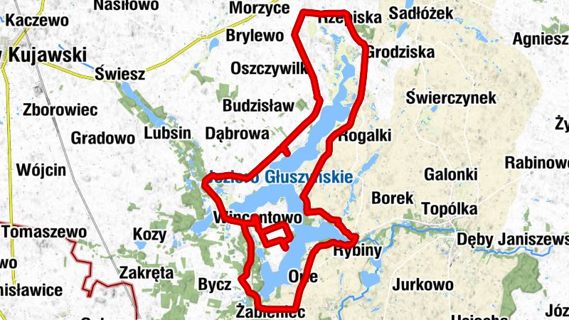Głuszyn-Kolonia - Stefanowo - Potołówek - Wymysłowo