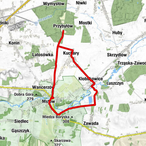 Przybyłów - Kuchary - Stara Wieś - Pod Kuchary