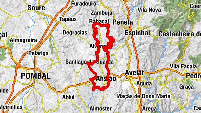 Ansião - Castelo do Rabaçal - Capela de Santo António - Torre de Vale de Todos
