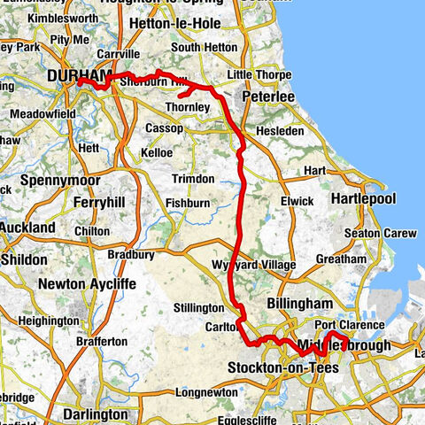 Middlesbrough - Our Lady of Lourdes R.C. Church - St Nicholas Church - Durham Quaker Meeting