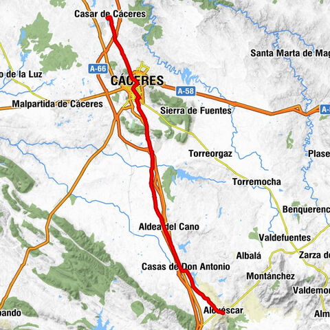 El Bodegón - Alta Cuesta - Iglesia San Pablo - Casar de Cáceres