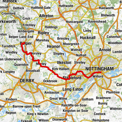 Nottingham - All Saints - Parish Church of St Michael - Belper