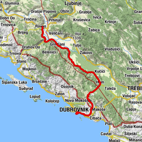 Čvaljina - crkva svete Ane - Poratak - Dubrovnik