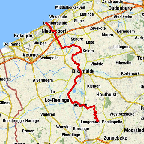 Nieuwpoortbankboei - Sint-Jacobskerk - Sint-Bavokerk - Merkem