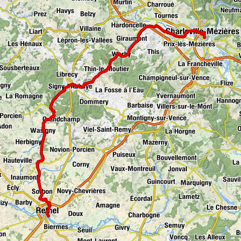 Charleville-Mézières - Église Saint-Marcel - Église Saint-Nicolas - Rethel