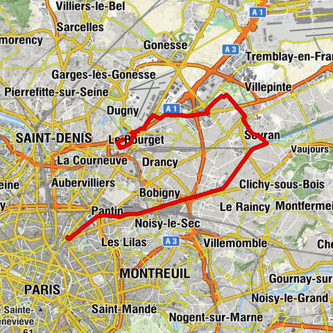 Paris - Restaurant du personnel communal - Église Saint-Martin - Asnières-sur-Seine