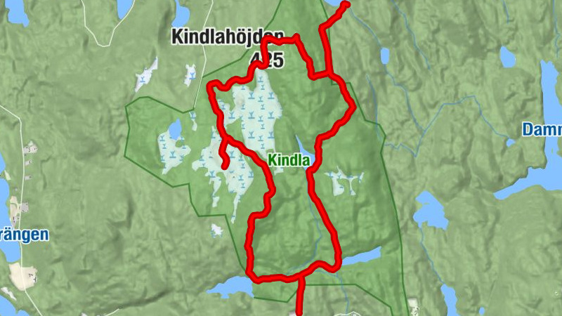 Hällefors kommun - Kindlahöjden - Smala mossen - Kolbotten