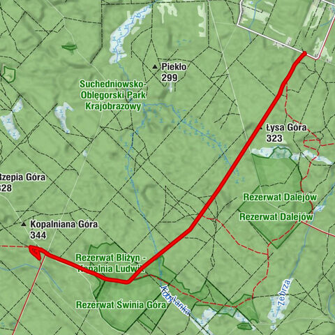 Wołów - Łysa Góra - Baba