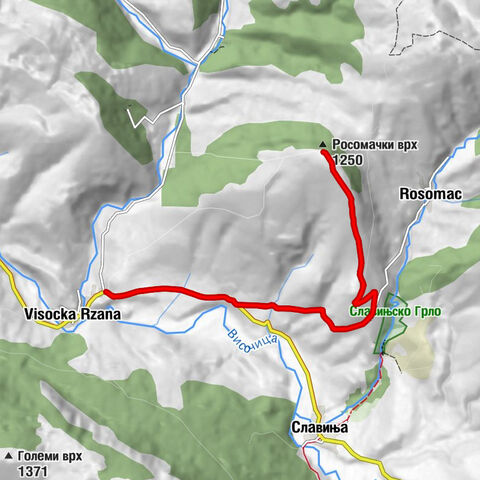 Височка Ржана - Росомачки врх