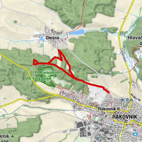 Rakovník - Olešná