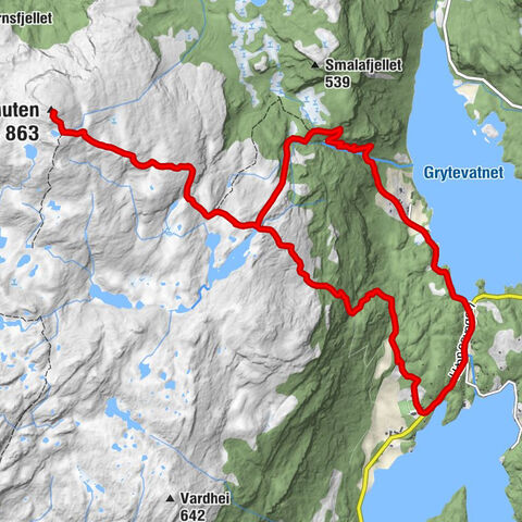 Suldal - Grytenuten - Slåtta