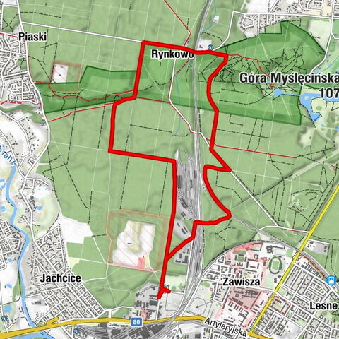 Ludwikowo - Bydgoszcz - Rynkowo