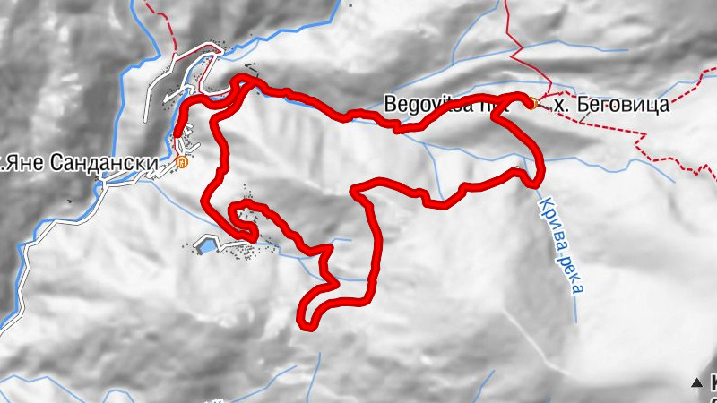 х. Беговица - Туричка черква - Попина лъка - Begovitsa hut