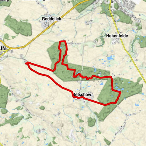 Von Brusow durch den Retschower Wald
