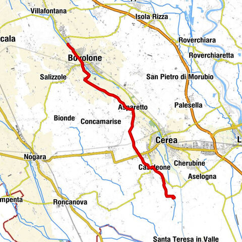 von Bovolone nach Casaleone bei Cerea #LL2ROM_056