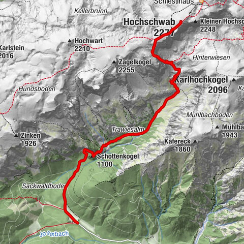 Übers G'hackte auf den Hochschwab