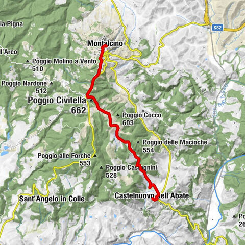 Von Montalcino nach Castelnuovo dell'Abate #LL2ROM_E074