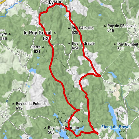 Leisure cycling route: Château de Sédières