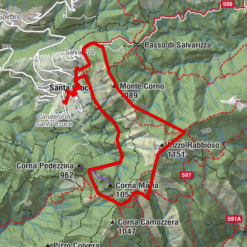 Pizzo Rabbioso da Santa Croce