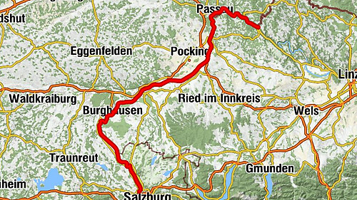 Grenzgänge mit Boot 1: Saalach - Salzach - Inn - Donau