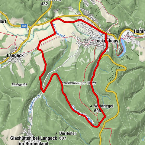 Glasgraben route