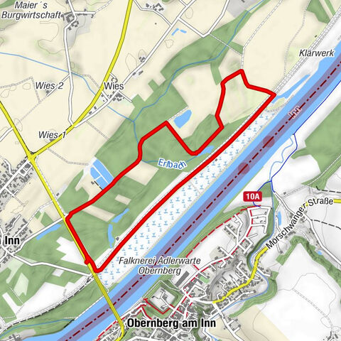 Winter circular hike around Bad Füssing on January 19, 2025