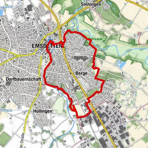 Die Emsaue- und Mühlenbach-Runde