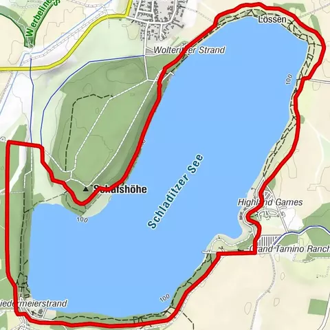 Seerundweg am Schladitzer See