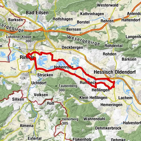 Radroute "WeserErleben"